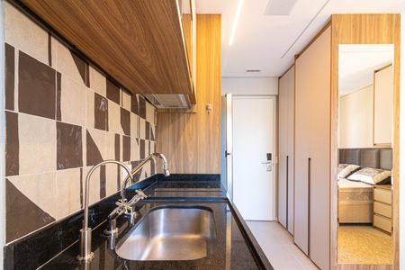 Studio à venda com 21m², 1 quarto e sem vagaCozinha