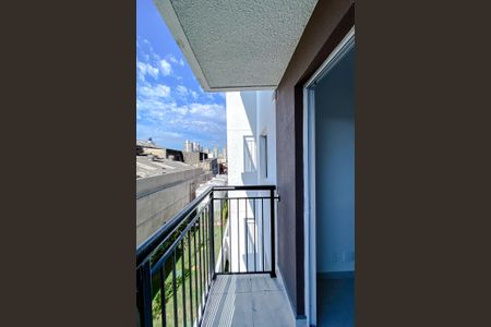 Varanda da Sala de apartamento para alugar com 1 quarto, 27m² em Brás, São Paulo