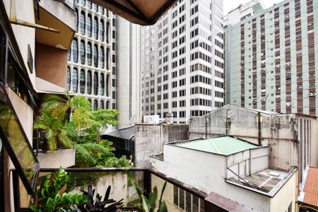 varanda sala de estar de apartamento à venda com 1 quarto, 56m² em Cerqueira César, São Paulo