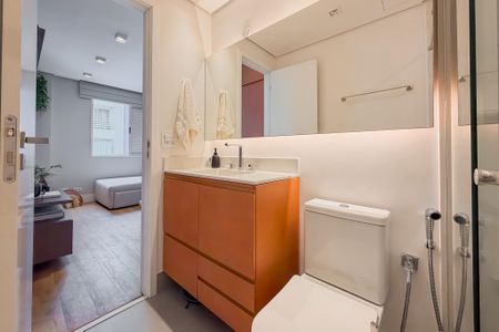 Apartamento à venda com 77m², 1 quarto e 2 vagas Apartamento à venda com 77m², 1 quarto e 2 vagasBanheiro Social