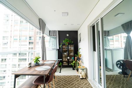 Studio à venda com 41m², 1 quarto e 1 vagaVaranda