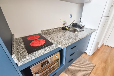 Studio à venda com 27m², 1 quarto e sem vagaCozinha