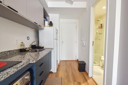 Studio à venda com 27m², 1 quarto e sem vagaCozinha