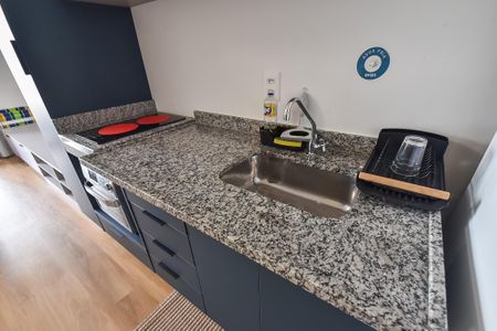 Studio à venda com 27m², 1 quarto e sem vagaCozinha