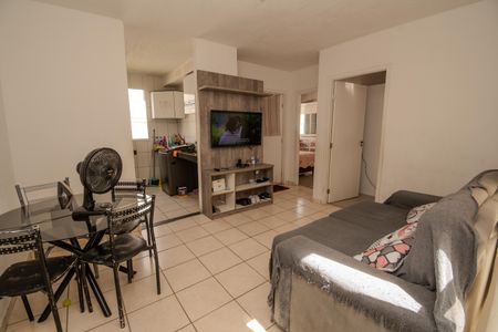 Sala de apartamento à venda com 2 quartos, 53m² em Europa, Contagem