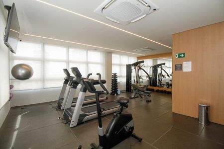 Studio para alugar com 27m², 1 quarto e sem vaga Studio para alugar com 27m², 1 quarto e sem vagaÁrea Comum - Academia