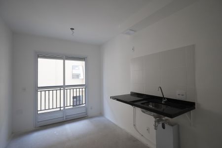 Sala / Cozinha  de kitnet/studio à venda com 1 quarto, 28m² em Vila Gustavo, São Paulo