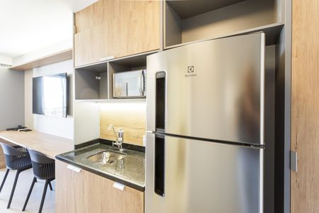 Studio à venda com 25m², 1 quarto e sem vagaCozinha