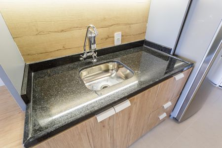 Studio à venda com 25m², 1 quarto e sem vagaCozinha