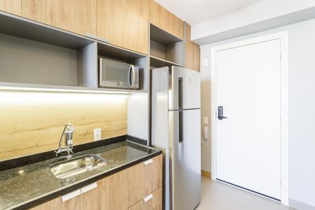 Studio à venda com 25m², 1 quarto e sem vagaCozinha