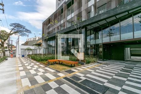 Apartamento para alugar com 36m², 1 quarto e 1 vaga Apartamento para alugar com 36m², 1 quarto e 1 vagaFachada