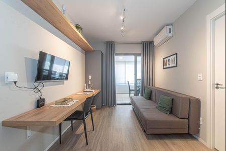 Apartamento para alugar com 36m², 1 quarto e 1 vaga Apartamento para alugar com 36m², 1 quarto e 1 vagaSala