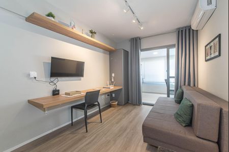 Apartamento para alugar com 36m², 1 quarto e 1 vaga Apartamento para alugar com 36m², 1 quarto e 1 vagaSala