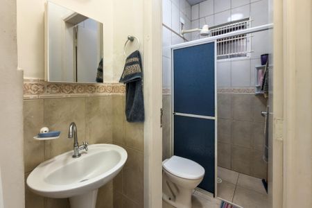 Banheiro 1 de casa para alugar com 2 quartos, 72m² em Vila Caiçara, Praia Grande