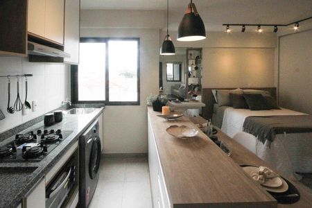 Cozinha e Área de Serviço de apartamento para alugar com 1 quarto, 37m² em Vila Ema, São Paulo