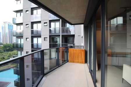 Studio para alugar com 57m², 1 quarto e 1 vagaVaranda