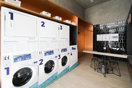 Studio para alugar com 57m², 1 quarto e 1 vaga Studio para alugar com 57m², 1 quarto e 1 vagaLavanderia