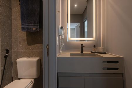 Apartamento para alugar com 42m², 1 quarto e 2 vagasBanheiro da Suíte