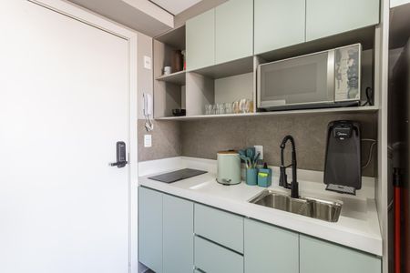 Studio para alugar com 25m², 1 quarto e sem vagaCozinha