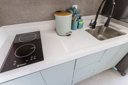 Studio para alugar com 25m², 1 quarto e sem vagaCozinha