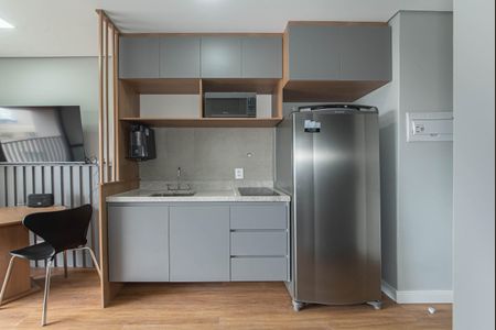 Studio para alugar com 23m², 1 quarto e sem vaga Studio para alugar com 23m², 1 quarto e sem vagaCozinha
