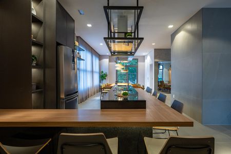 Apartamento para alugar com 69m², 2 quartos e 1 vagaÁrea comum - Salão de festas