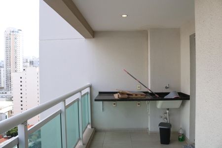 Varanda da Sala de apartamento para alugar com 1 quarto, 38m² em Barra Funda, São Paulo