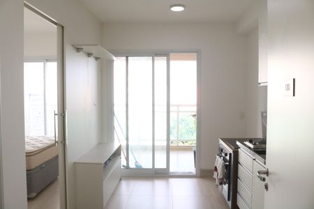 Sala e Cozinha Integrada de apartamento para alugar com 1 quarto, 38m² em Barra Funda, São Paulo
