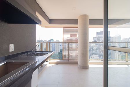 Varanda e churrasqueira de apartamento à venda com 3 quartos, 132m² em Vila Mariana, São Paulo