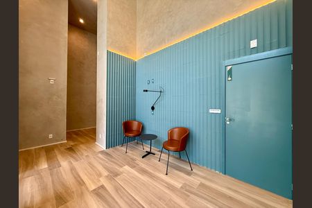 Apartamento à venda com 25m², 1 quarto e sem vaga Apartamento à venda com 25m², 1 quarto e sem vagaHall Social Bloco
