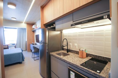 Studio para alugar com 26m², 1 quarto e sem vaga Studio para alugar com 26m², 1 quarto e sem vagaCozinha