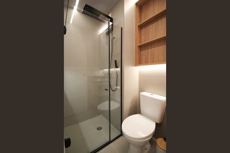 Studio para alugar com 26m², 1 quarto e sem vaga Studio para alugar com 26m², 1 quarto e sem vagaBanheiro