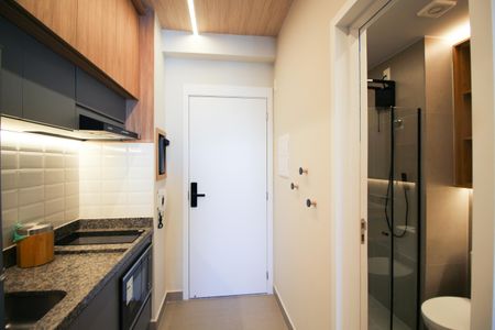 Studio para alugar com 26m², 1 quarto e sem vaga Studio para alugar com 26m², 1 quarto e sem vagaCozinha