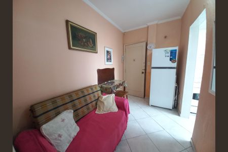 Sala de apartamento para alugar com 1 quarto, 35m² em Centro, São Vicente