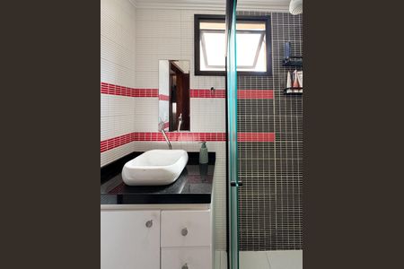 Banheiro Social de apartamento à venda com 2 quartos, 56m² em Jardim Portugal, São Bernardo do Campo