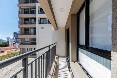 Studio à venda com 30m², 1 quarto e sem vagaVaranda