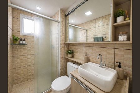 Banheiro de apartamento à venda com 2 quartos, 50m² em Santa Maria, Osasco