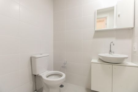 Studio para alugar com 27m², 1 quarto e sem vaga Studio para alugar com 27m², 1 quarto e sem vagaBanheiro
