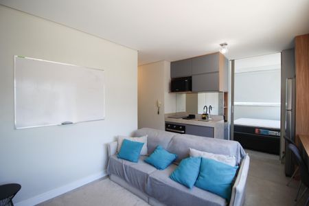 Sala de apartamento à venda com 1 quarto, 36m² em Vila Nova Conceição, São Paulo