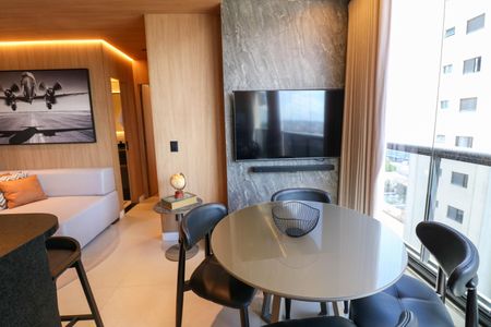 Sala / Cozinha de apartamento à venda com 2 quartos, 44m² em Nova Piraju, São Paulo