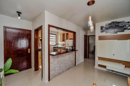 Sala de apartamento à venda com 2 quartos, 52m² em São Sebastião, Porto Alegre