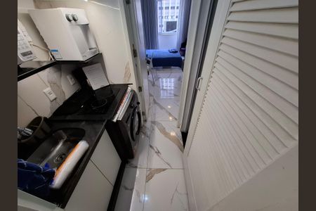 Apartamento à venda com 32m², 1 quarto e sem vagaCozinha 