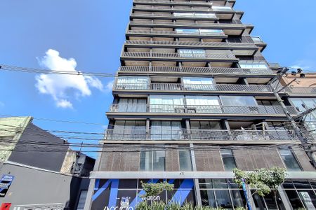 Studio para alugar com 24m², 1 quarto e 1 vagaFachada - Plaquinha