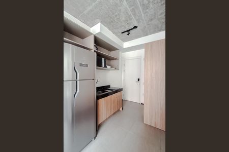 Cozinha de kitnet/studio para alugar com 1 quarto, 24m² em Vila Mariana, São Paulo