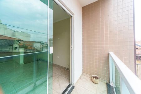 Varanda da Sala de casa de condomínio à venda com 3 quartos, 120m² em Vila Helena, Santo André