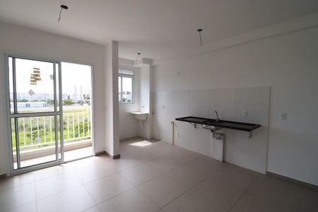 Sala/cozinha de apartamento para alugar com 2 quartos, 53m² em Reserva Real, Ribeirão Preto