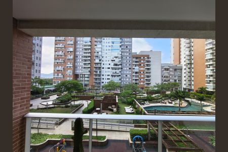 Vista - Varanda - Sala de apartamento para alugar com 1 quarto, 64m² em Barra da Tijuca, Rio de Janeiro