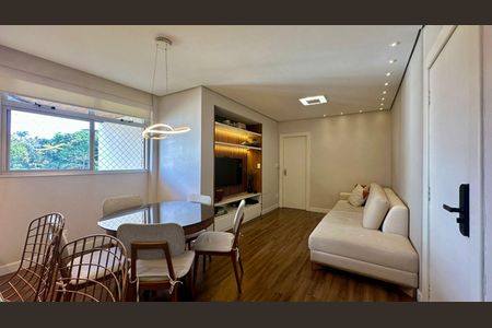 Sala  de apartamento à venda com 3 quartos, 95m² em Luxemburgo, Belo Horizonte