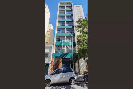 Apartamento à venda com 35m², 1 quarto e sem vaga Apartamento à venda com 35m², 1 quarto e sem vagaFachada