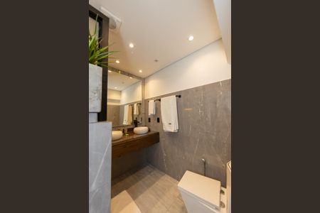 Apartamento para alugar com 128m², 2 quartos e 1 vagaBanheiro da suite